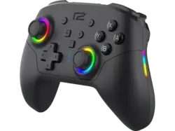 ready2gaming Pro Pad X Wireless Controller LED Schwarz inkl. In Ear Kopfh&ouml;rer f&uuml;r Nintendo Switch 2, Switch 1,PC