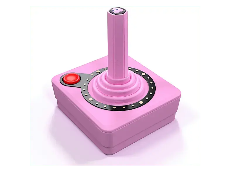 Atari Pac-Man CX40+ Joystick Pink