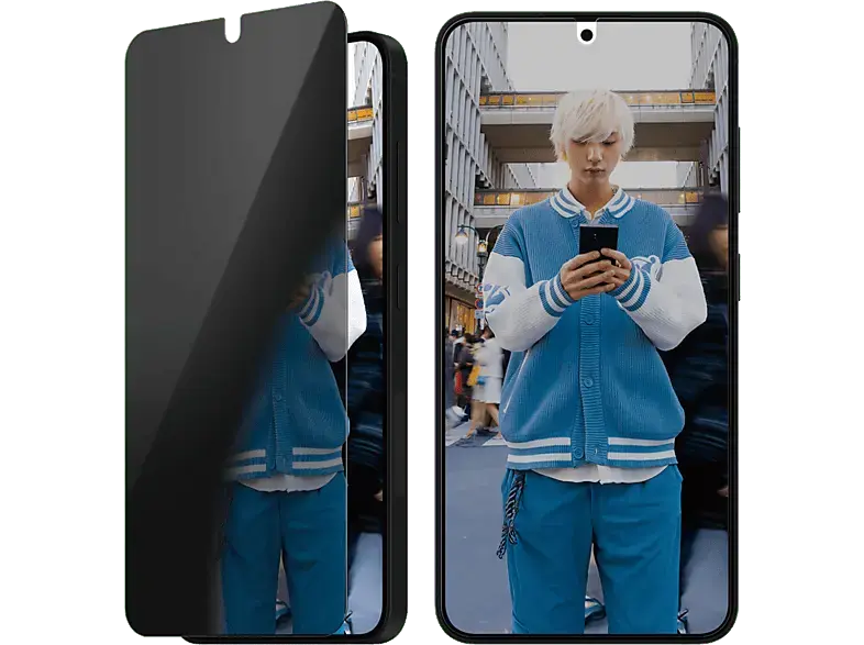 PanzerGlass Privacy Screen Protector Ultra-Wide Fit, Displayschutzglas, f&uuml;r Samsung Galaxy s25