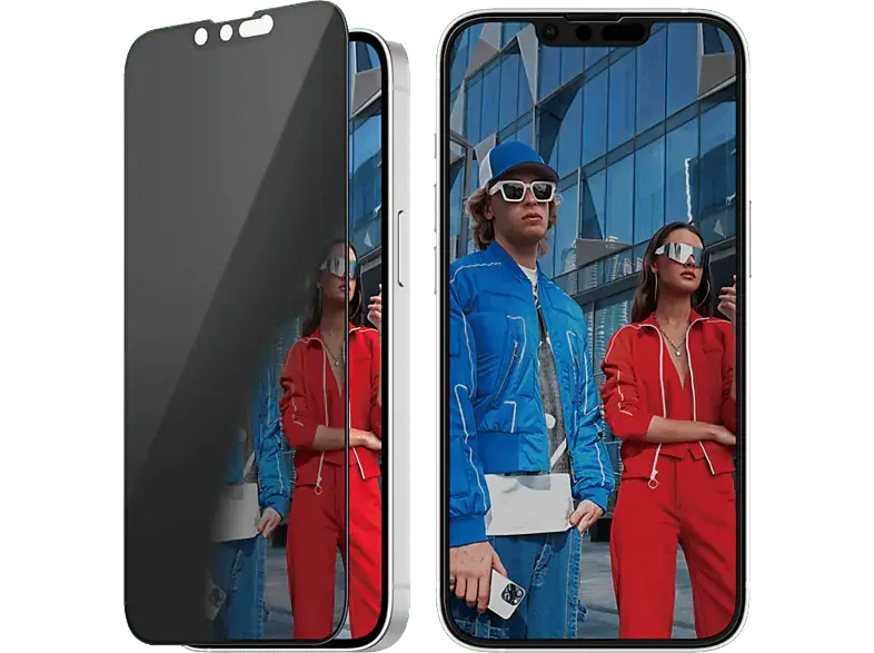 PanzerGlass Privacy Screen Protector Ultra-Wide Fit, Displayschutzglas, f&uuml;r Apple iPhone 16e 14 13 13 Pro