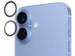 PanzerGlass Hoops Kamera-Schutzglas, f&uuml;r Apple iPhone 16/16 Plus