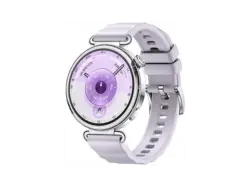 Huawei Watch GT 6, 41mm, Silber, Violettes Fluorelastomer-Armband; Smartwatch