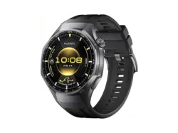 Huawei Watch GT 6 Pro, 46mm, Grau, Schwarzes Fluorelastomer-Armband; Smartwatch