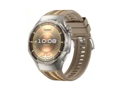Huawei Watch GT 6 Pro, 46mm, Silber, Braunes Nylonarmband; Smartwatch