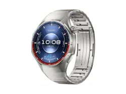 Huawei Watch GT 6 Pro, 46mm, Silber, Titan-Armband; Smartwatch