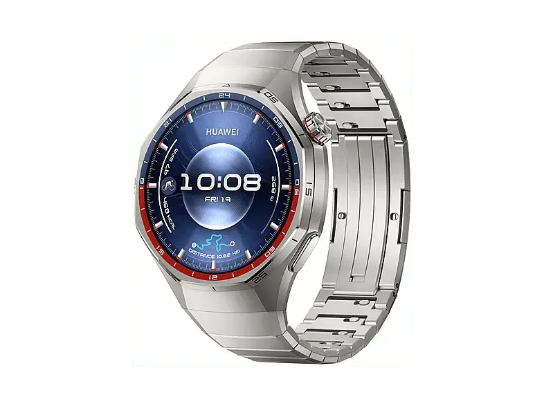 Huawei Watch GT 6 Pro, 46mm, Silber, Titan-Armband; Smartwatch