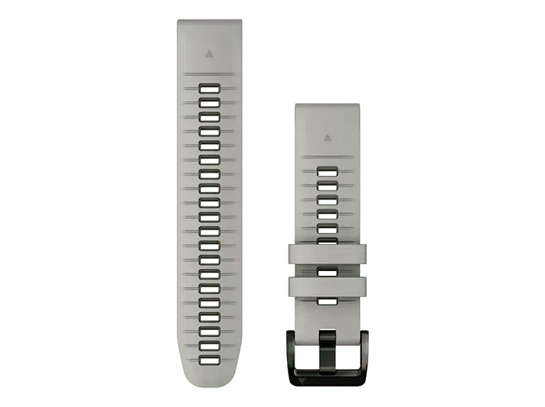 Garmin Uhrenarmband QuickFit&reg; 22mm, Silikon, Nebelgrau/Moosgr&uuml;n