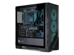 JOULEPERFORMANCE L1141171 Gaming PC, AMD Ryzen 7 7800X3D, 32 GB RAM, 1000 GB SSD, Radeon&trade; RX 9060 XT, Windows 11 Home, Schwarz