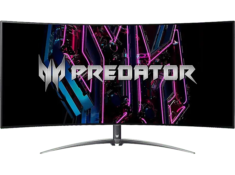 ACER Predator X45 44,5 Zoll Curved Gaming Monitor, QHD, 0,01 ms Reaktionszeit, 150 cd/m&sup2;, 100 Hz, Schwarz