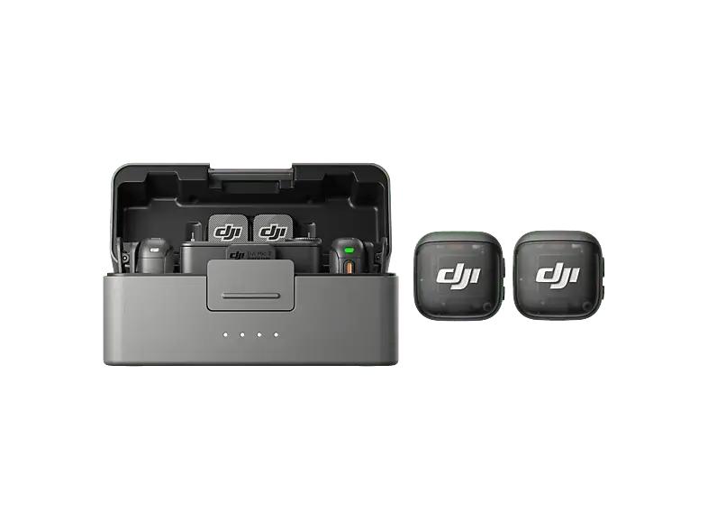 DJI Mic 3 (2 Sender + 1 Empf&auml;nger + Ladeschale); Mikrofonsystem