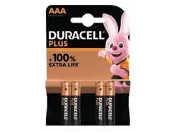 Duracell Plus Power Micro AAA, 4er-Pack; Batterie