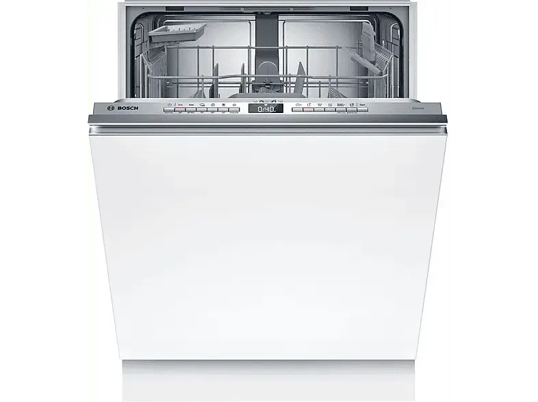 Bosch SMV4HTX14E Serie 4 Geschirrsp&uuml;ler (vollintegrierbar, Besteckkorb, 598 mm breit, 46 dB(A), C, Silber)