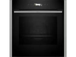 Neff B54CR71N2 Backofen mit AirFry, Pyrolyse & versenkbarer Backofent&uuml;r (71 l, Schwarz/Edelstahl, 596 mm breit, A+)