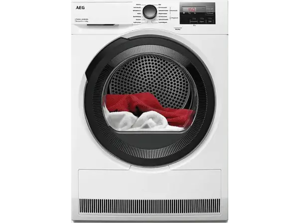 AEG TR7T50585 7000 SensiDry&reg; W&auml;rmepumpentrockner (8 kg, EEK: D, 64 dB(A)), Wei&szlig;) mit 5 Jahre Ger&auml;teschutz