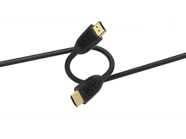 ISY IHD-9044 Full HD High-Speed-HDMI-Kabel mit Ethernet, 3m, Schwarz