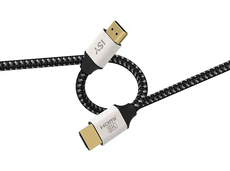 ISY IHD-9040 8K Ultra High-Speed HDMI-Kabel, 1m, Schwarz