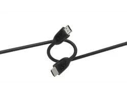 ISY IHD-9027 Full HD High Speed HDMI Kabel mit Ethernet, 1.5m, Schwarz; HDMI-Kabel