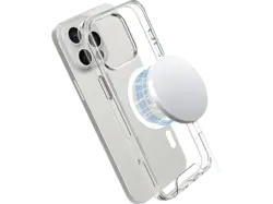 ISY ISC-1116 MagISY Backcover, f&uuml;r Apple iPhone 16 Pro, Transparent; Handyh&uuml;lle
