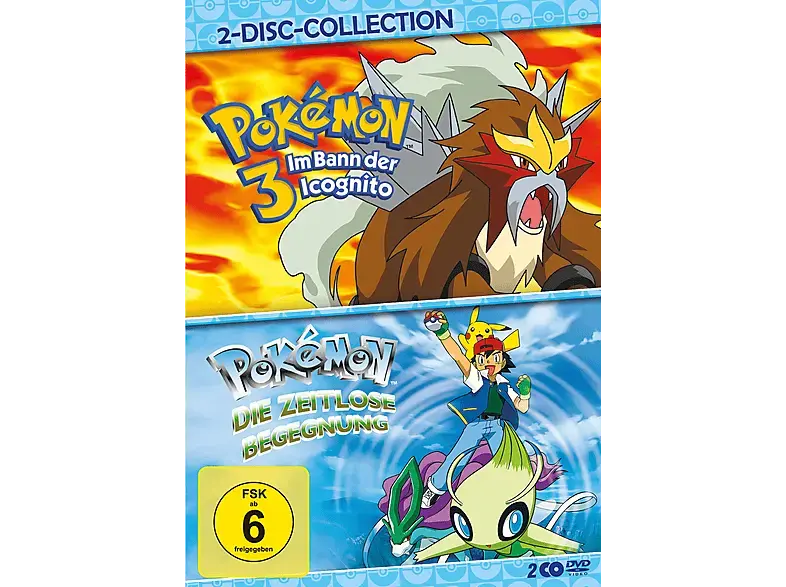 Pok&eacute;mon 3 - Im Bann der Icognito / Pok&eacute;mon 4 - Die zeitlose Begegnung [DVD]