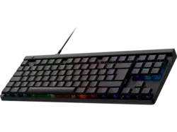 Logitech G G515 TKL Kabelgebundene RGB mechanische Gaming Tastatur ohne Ziffernblock (Tactile), Lightsync RGB, DEU (Qwertz), Schwarz
