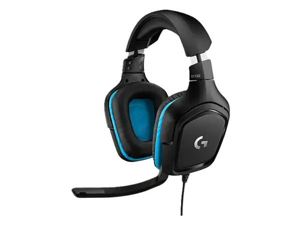 LOGITECH G G432 Lightspeed, Kabelloses Gaming Headset, 7.1 Surround Sound, Lightsync RGB, Schwarz