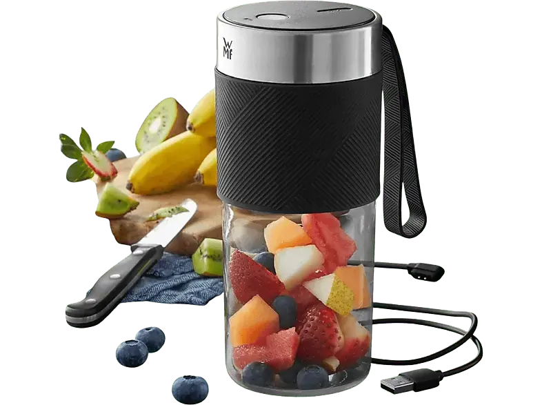 WMF 0416700011 K&uuml;chenminis Smoothie-Mixer (Silber, 300 ml)