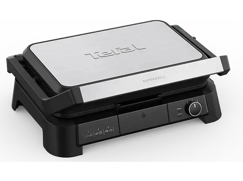 Tefal GC520D SuperGrill 3in1 XL3-in-1 Kontaktgrill, BBQ-Funktion und Ofenposition