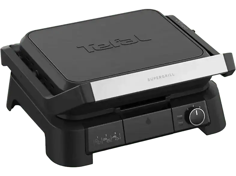 Tefal GC5108 SuperGrill 3in1 Kontaktgrill, BBQ-Funktion und Ofenposition; 3-in-1 Kontaktgrill, BBQ-Funktion und Ofenposition