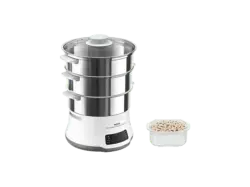 Tefal VC 502D Dampfgarer Convenient Series Deluxe Dampfgarer (900 Watt, 1,2 l, Wei&szlig;)