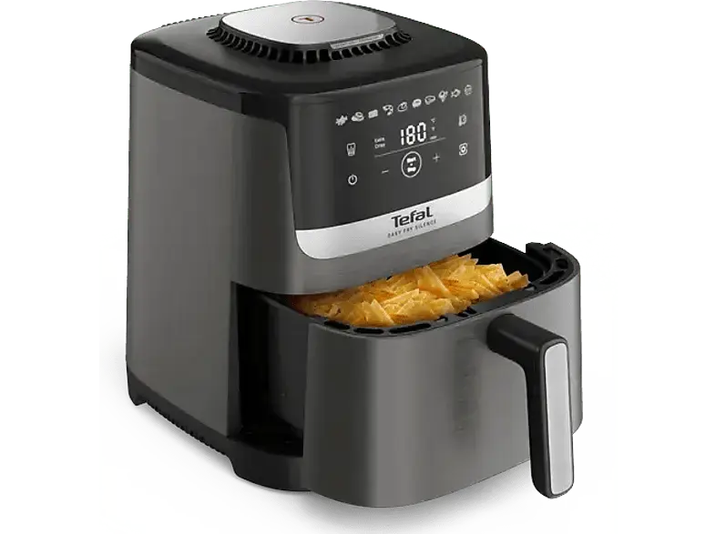 Tefal EY 551H Easy Fry Silence Essential Hei&szlig;luftfritteuse (5 l, Coal Grey)