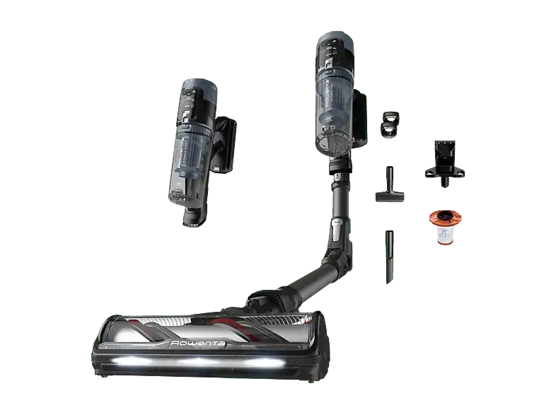Rowenta RH9B36 X-Force Flex 14.80 Stielsauger (0,65 l, Akkulaufzeit: 90 min, Graublau/Schwarz) mit 5 Jahre Ger&auml;teschutz