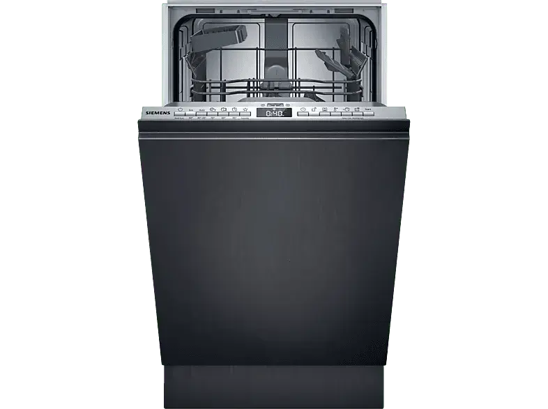 Siemens SR63EX25KE iQ300 Geschirrsp&uuml;ler (vollintegrierbar, Besteckkorb, 448 mm breit, 44 dB(A), B, Silber)