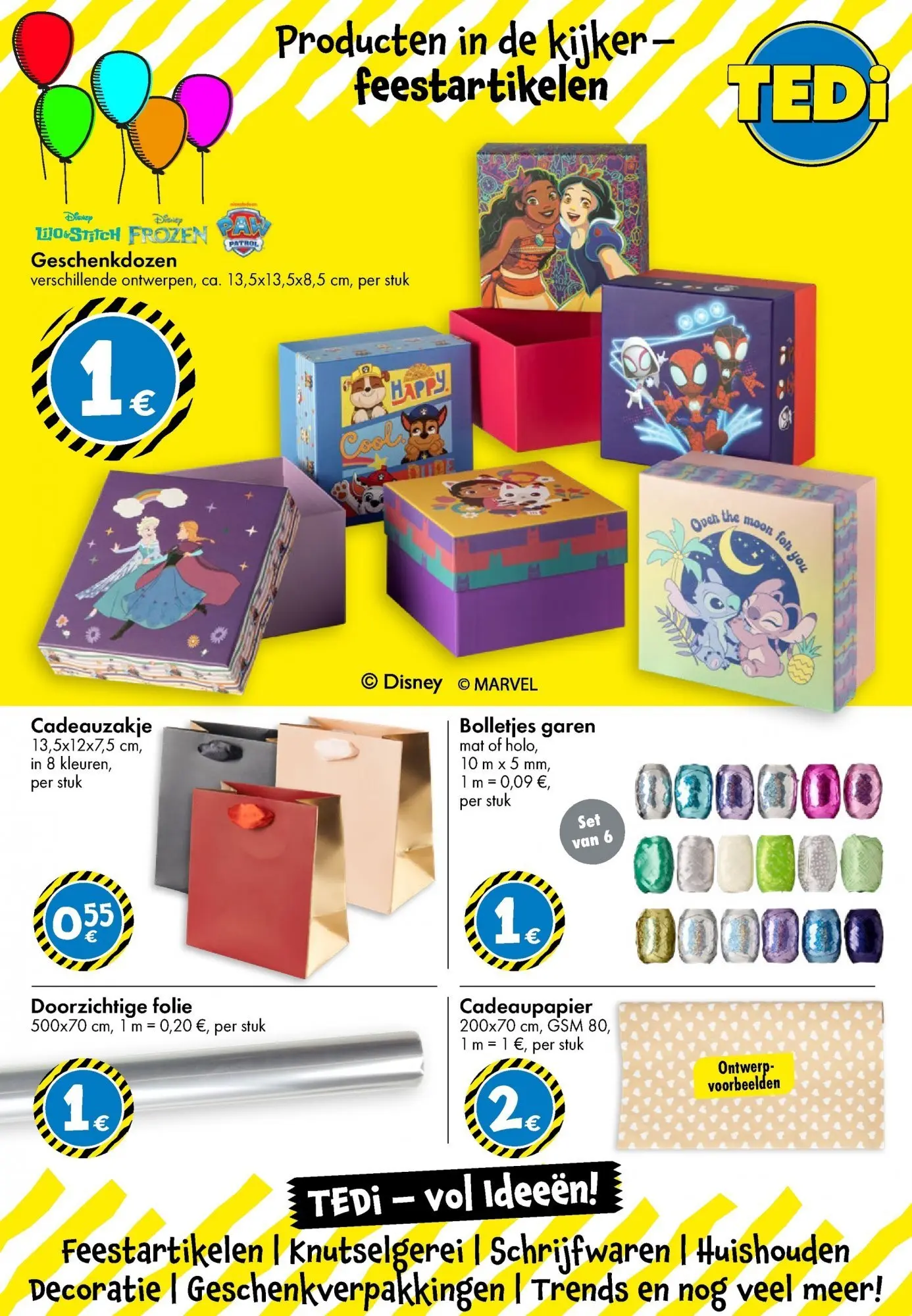 TEDi folder vanaf 15/02/2026 | Pagina: 3 | Producten: Bolletjes, Feestartikelen