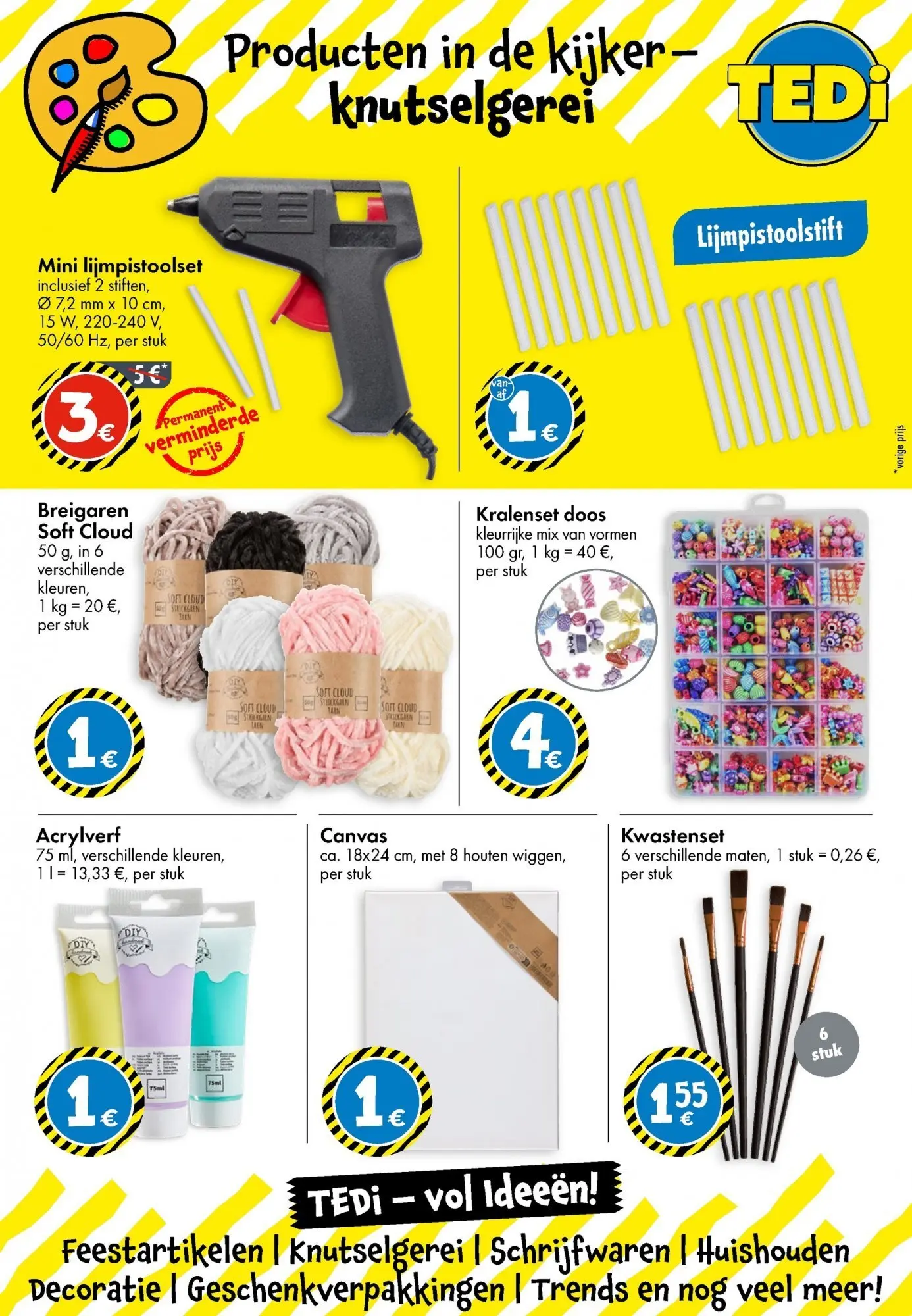 TEDi folder vanaf 15/02/2026 | Pagina: 15 | Producten: Canvas, Feestartikelen