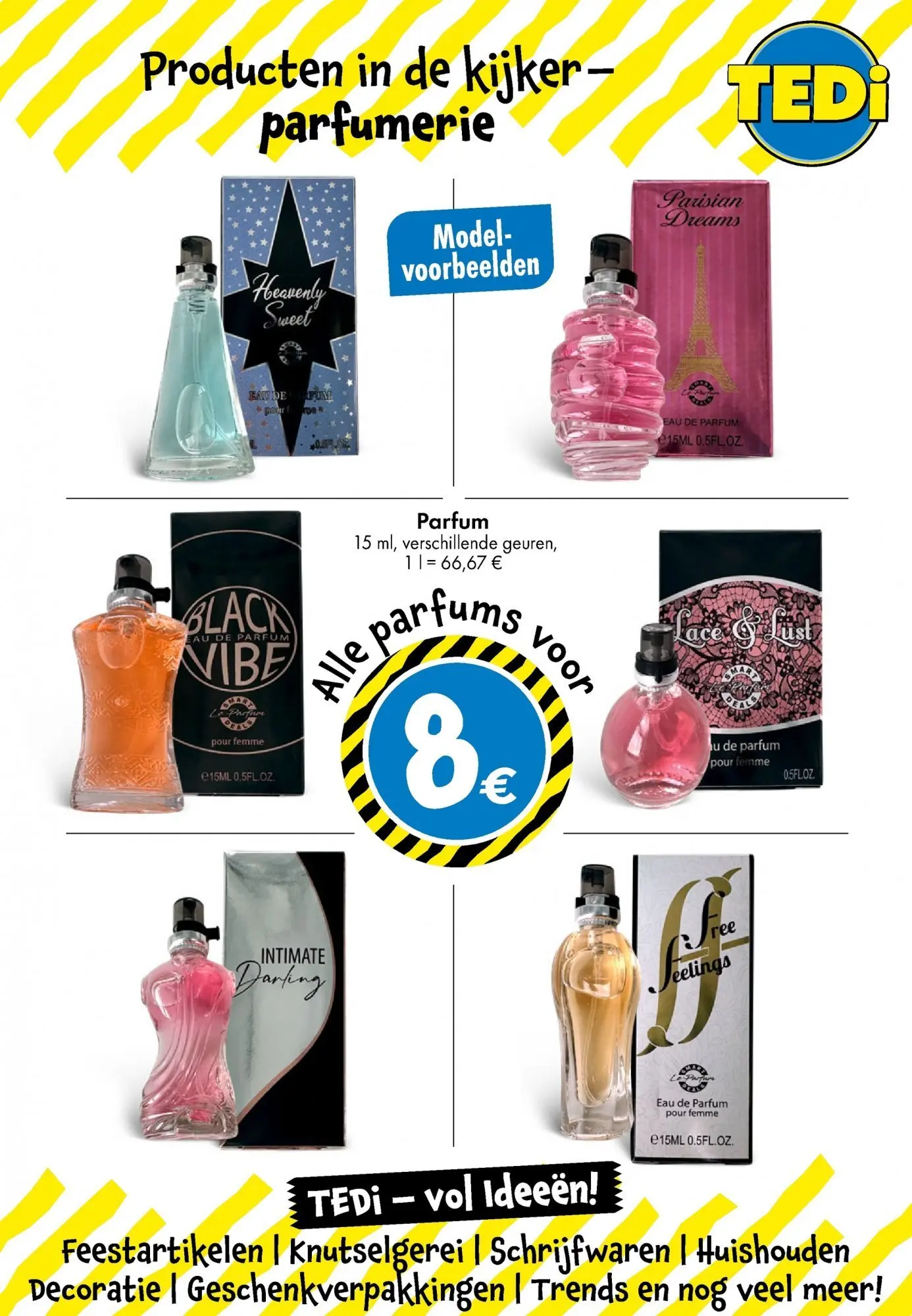 TEDi folder vanaf 15/02/2026 | Pagina: 16 | Producten: Parfums, Parfum, Feestartikelen