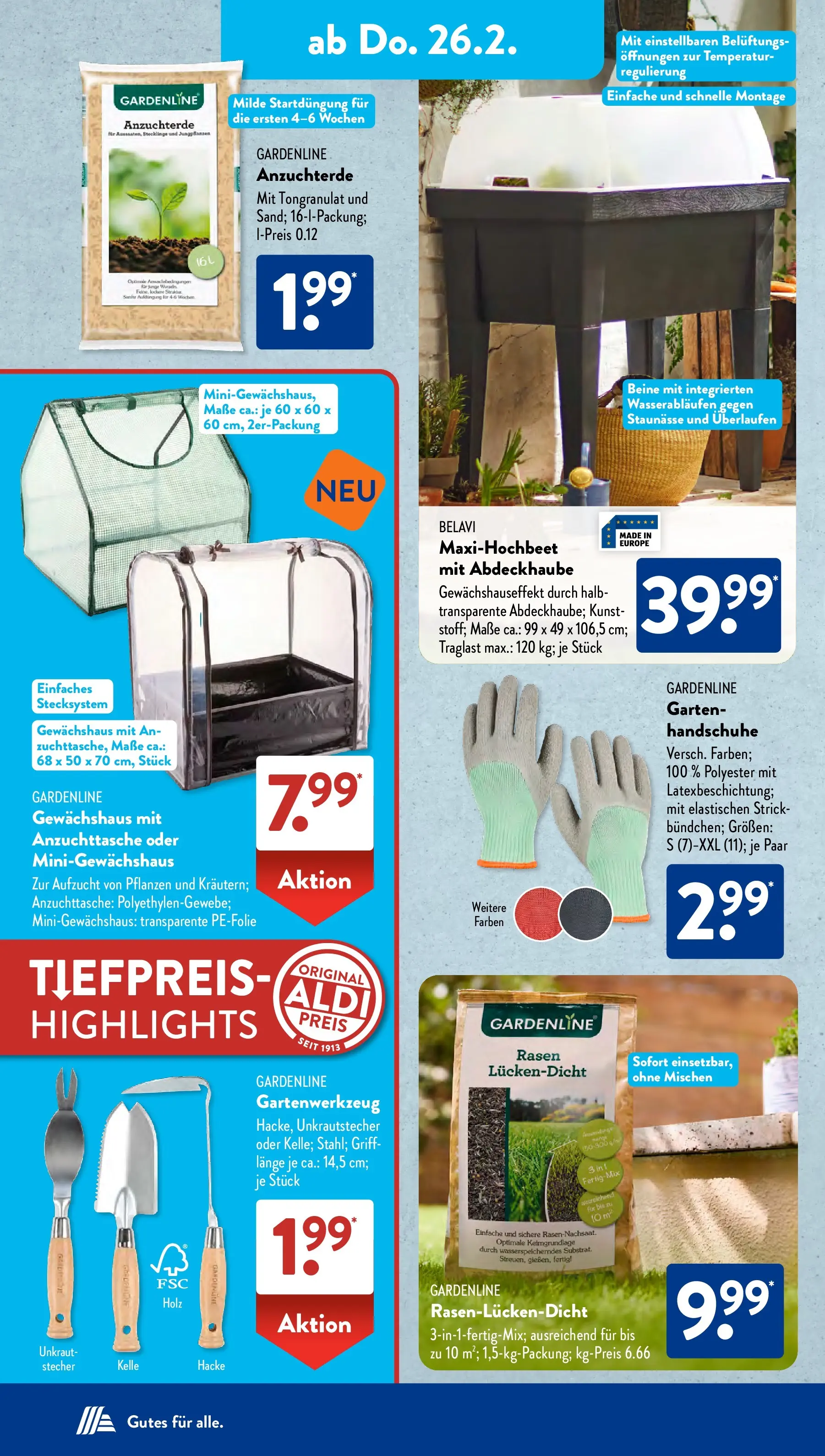 Aldi Süd Wochenangebote (ab 23.02.2026) zum Blättern | Seite: 18 | Produkte: Belavi, Handschuhe