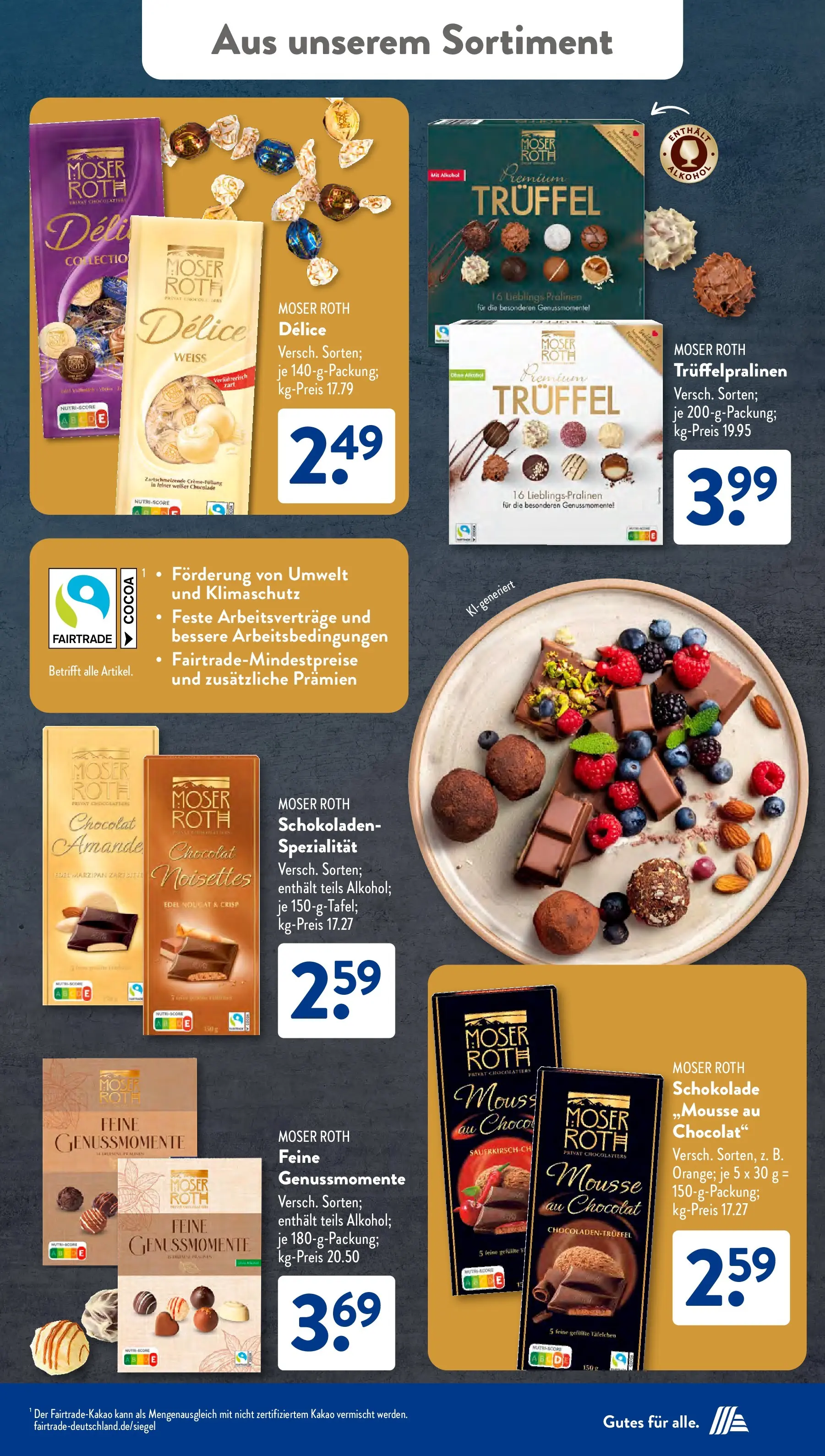 Aldi Süd Wochenangebote (ab 23.02.2026) zum Blättern | Seite: 32 | Produkte: Schokolade, Creme