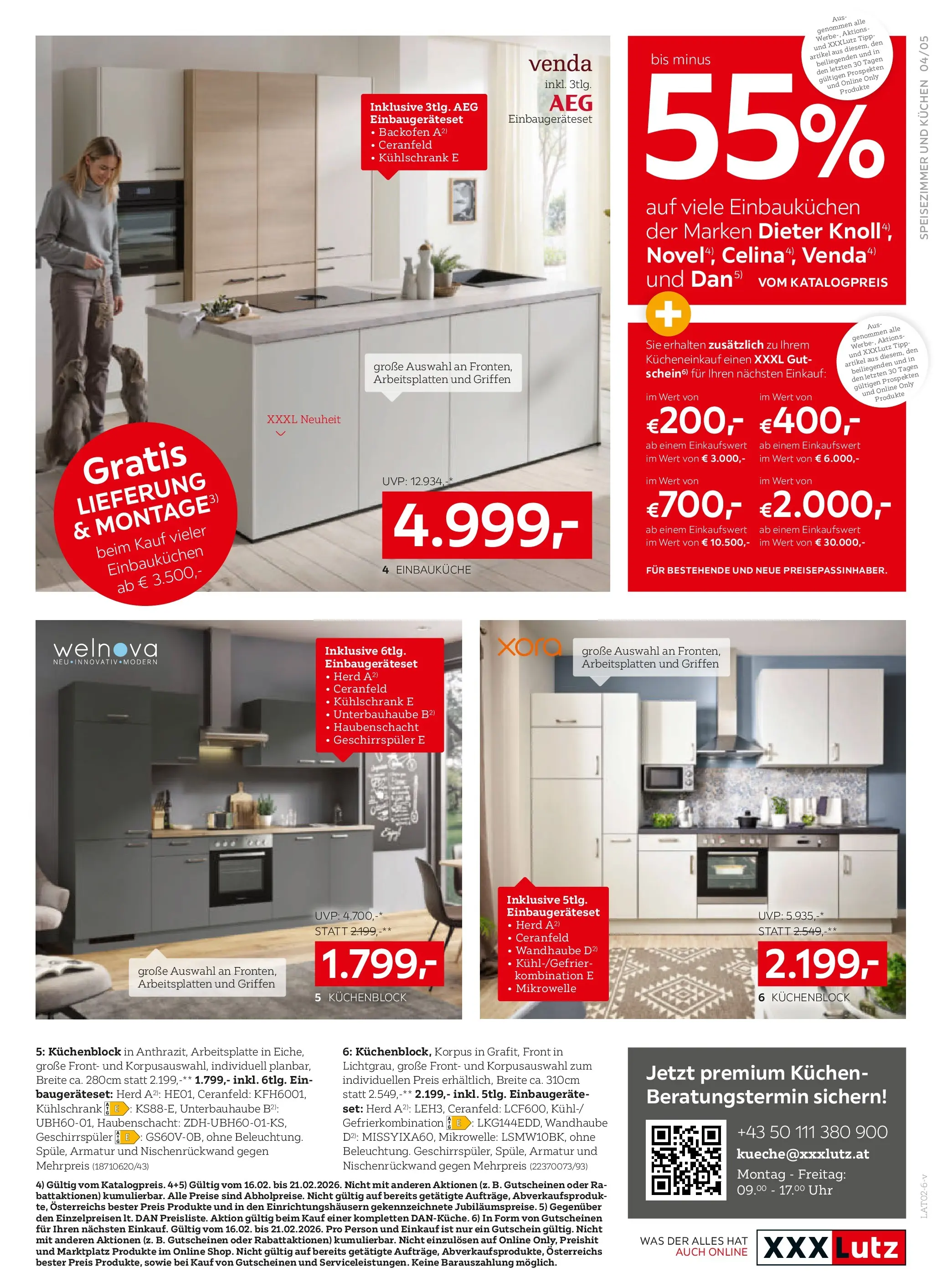 XXXLutz - Online Prospekt von 16.02.2026 - Aktuelle Angebote | Seite: 5 | Produkte: Uhr, Kühlschrank, Mikrowelle, Geschirrspüler