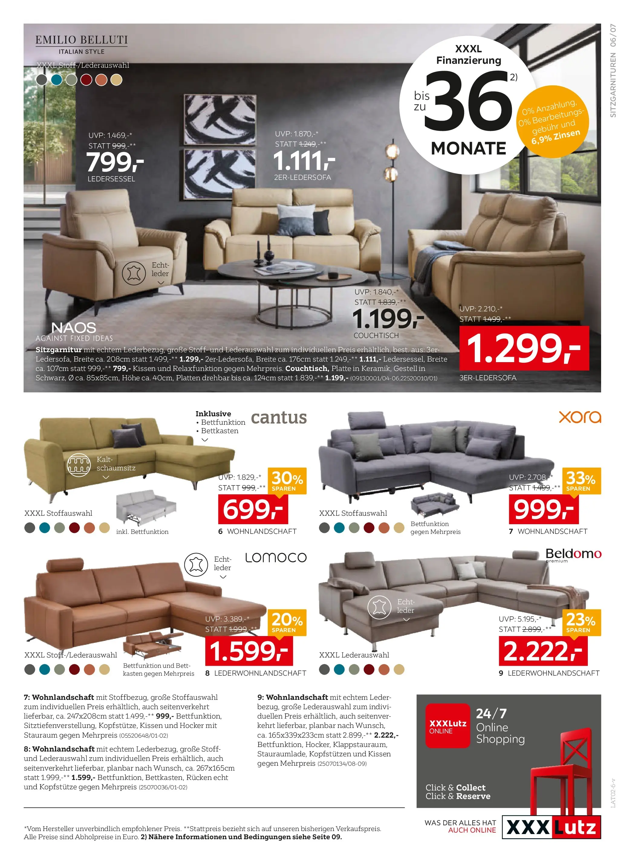 XXXLutz - Online Prospekt von 16.02.2026 - Aktuelle Angebote | Seite: 7 | Produkte: Bett, Kissen, Couchtisch