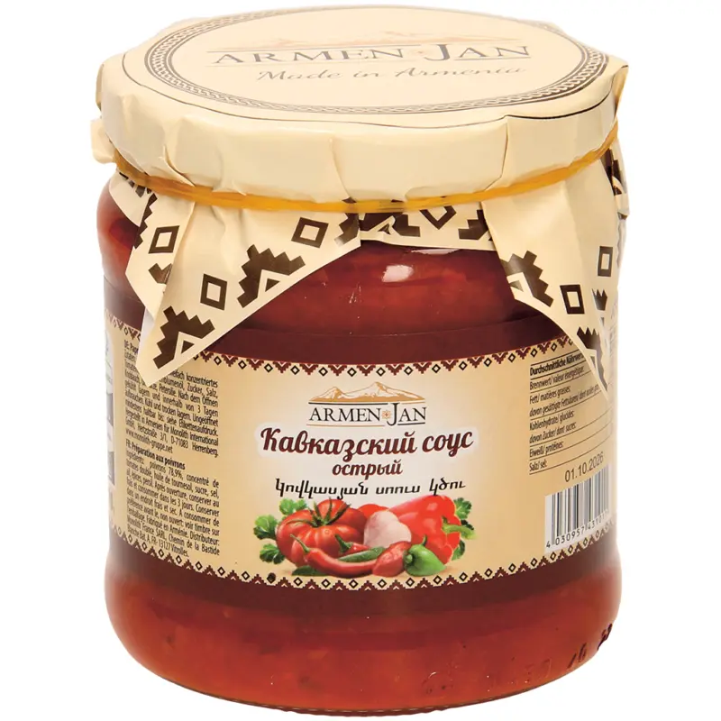 Paprikazubereitung, scharf