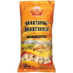 Teigtaschen &laquo;Kasachstanskie&raquo; mit Hammel-, Rind- und Putenfleischf&uuml;llung, tiefgefroren