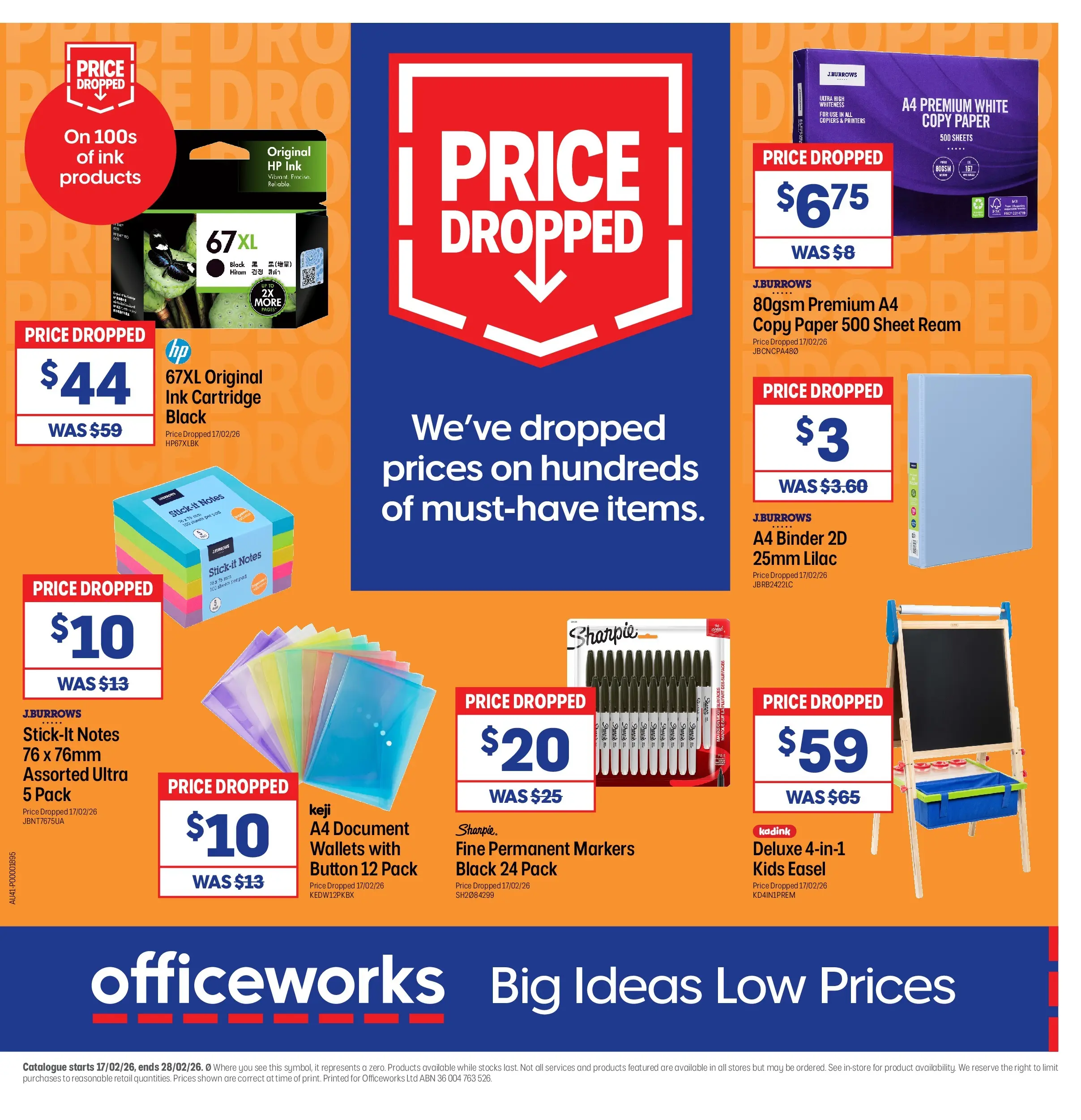 Officeworks - BTU/BTW - 16/02/2026 > weekly / monthly specials | Page: 1