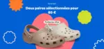 Crocs Achetez 2 Paires pour 60 &euro; - au 01.03.2026