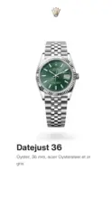 Rolex Datejust 36 - au 30.06.2026