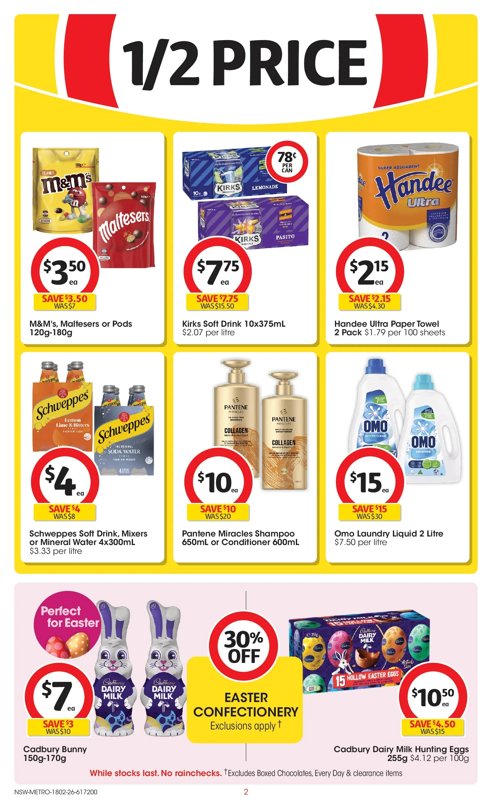 ﻿Coles catalogue valid from 18/02/2026 > Online Australia | Page: 2 | Products: Eggs, Conditioner, Lemon, Laundry