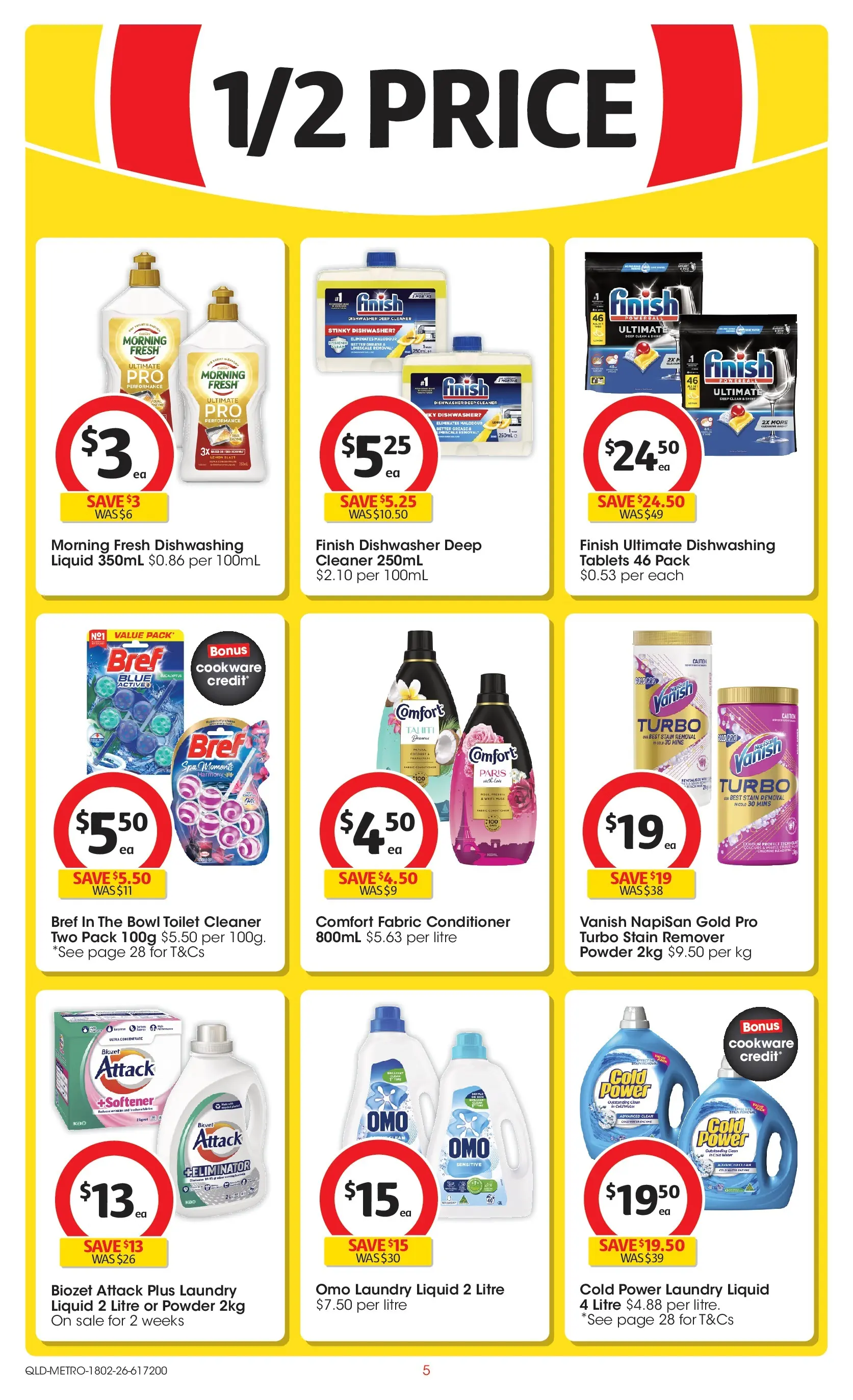 ﻿Coles catalogue valid from 18/02/2026 > Online Australia | Page: 5 | Products: Toilet, Water, Lemon, Laundry