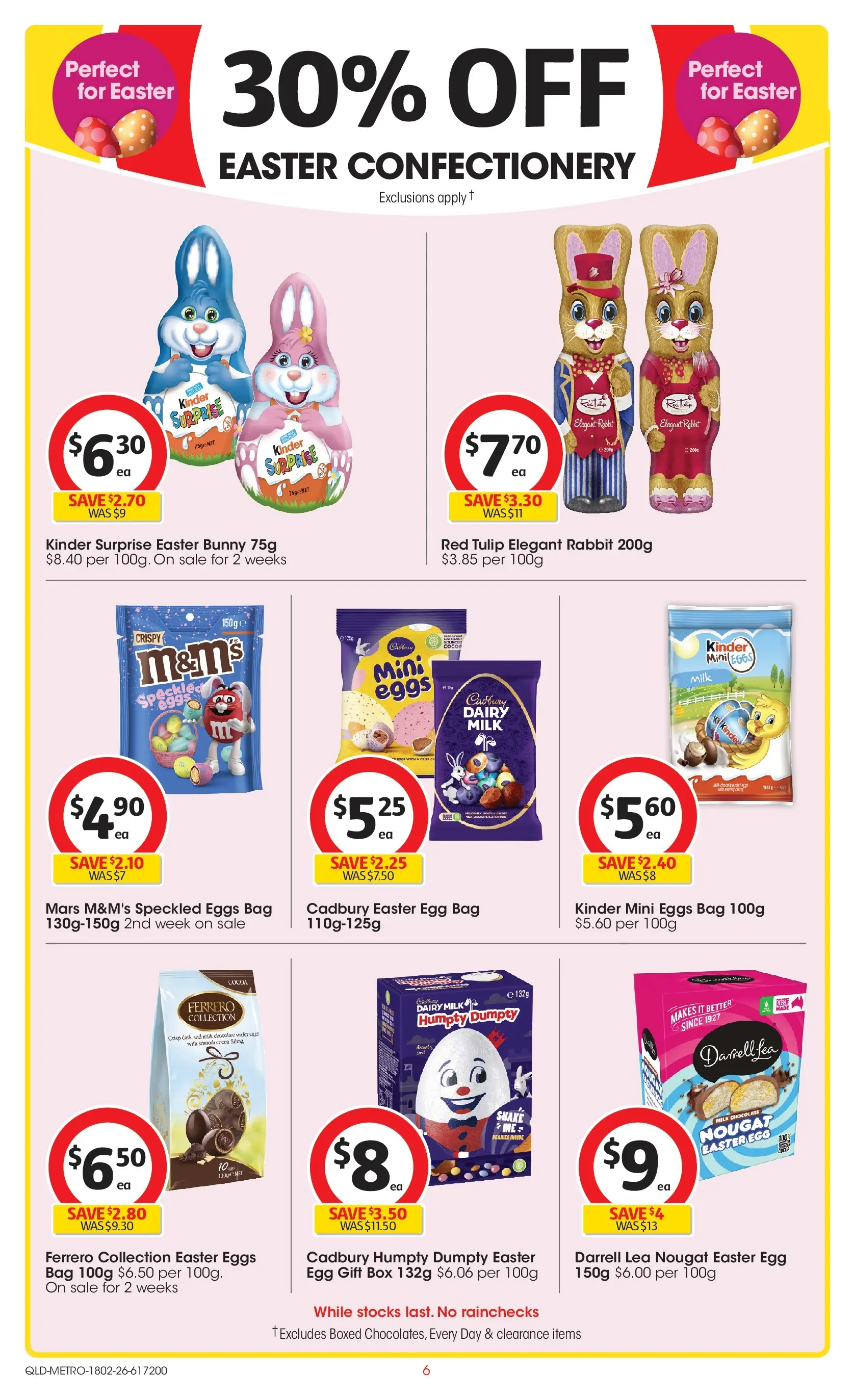 ﻿Coles catalogue valid from 18/02/2026 > Online Australia | Page: 6 | Products: Box, Cocoa, Eggs, Chocolate