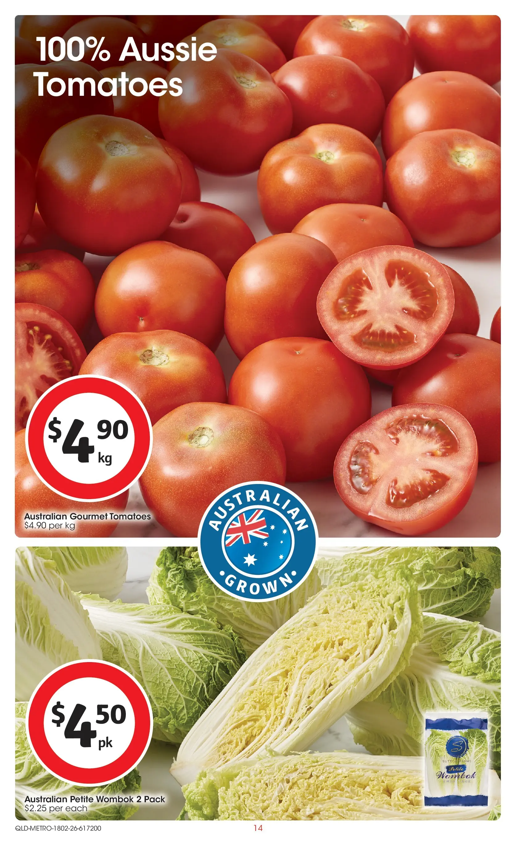﻿Coles catalogue valid from 18/02/2026 > Online Australia | Page: 14 | Products: Tomatoes