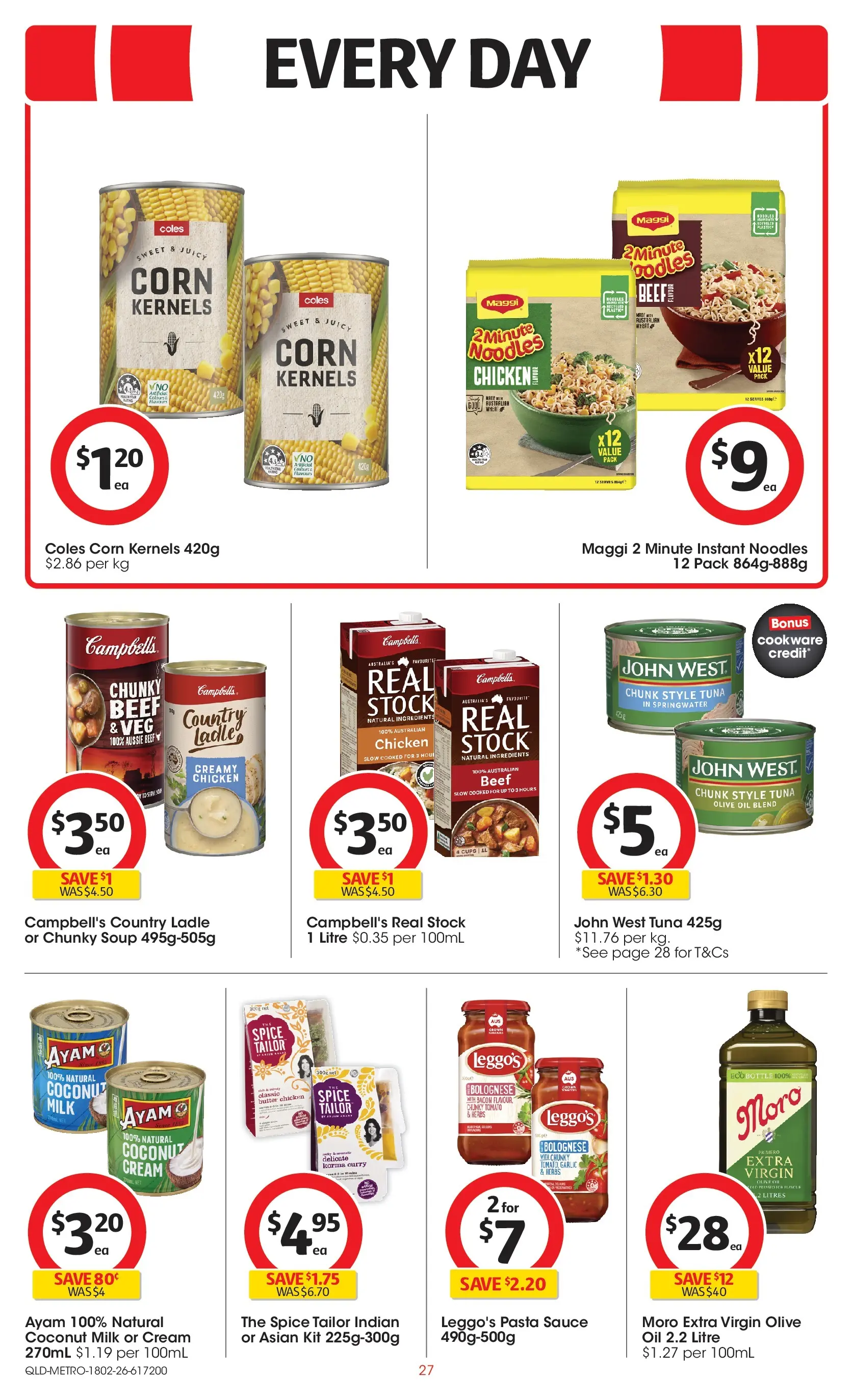 ﻿Coles catalogue valid from 18/02/2026 > Online Australia | Page: 27 | Products: Chicken, Noodles, Beef, Pasta