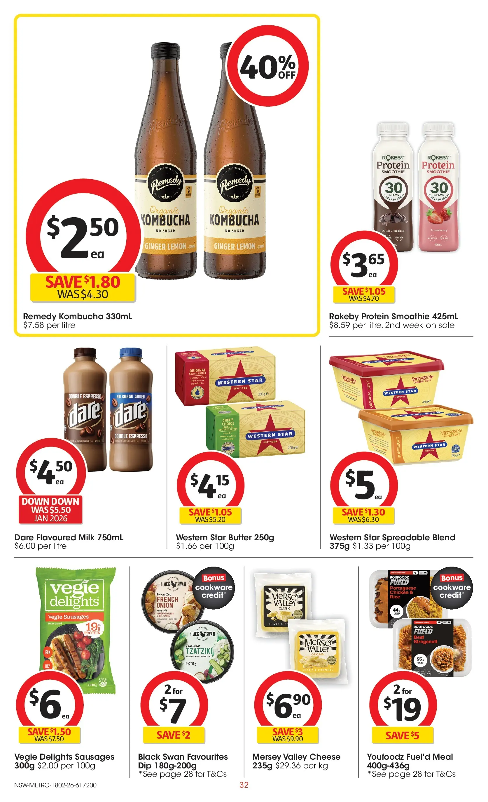 ﻿Coles catalogue valid from 18/02/2026 > Online Australia | Page: 32 | Products: Plant, Butter, Chocolate, Ginger